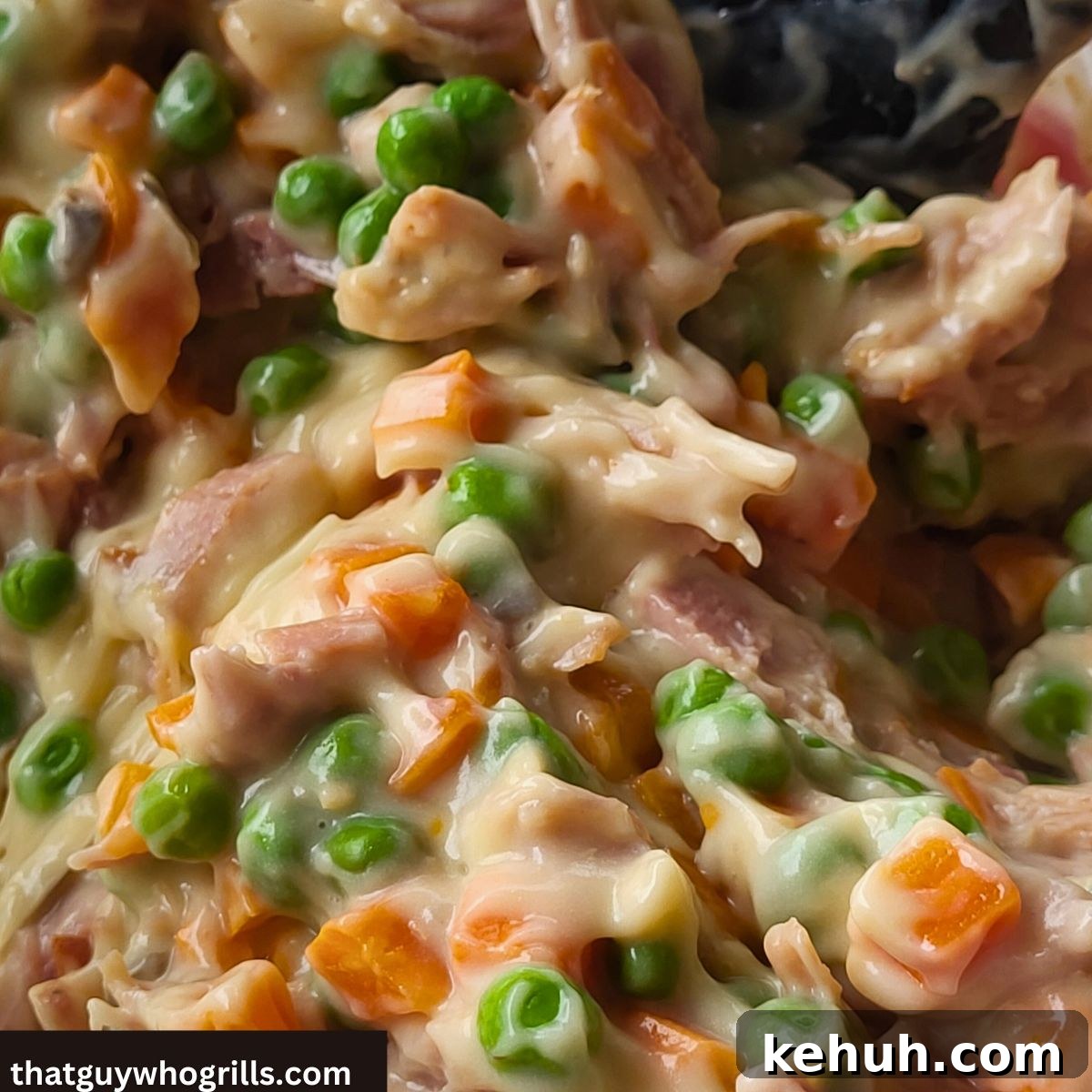 Smoked Ham Pot Pie: Savory Southern Comfort Recipe 4 Smoked Ham Pot Pie Filling Mixed All together