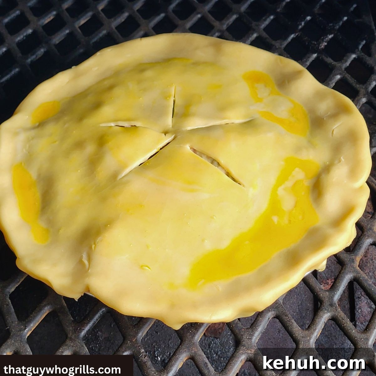 Smoked Ham Pot Pie: Savory Southern Comfort Recipe 5 Smoked Ham Pot Pie On Pitboss Pellet Grill Before Smoking