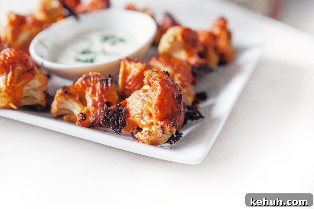 Spicy Cauliflower Buffalo Wings