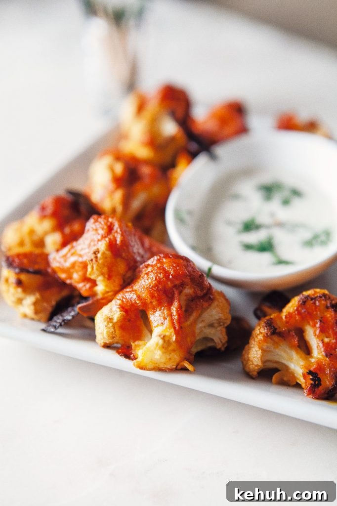 Spicy Cauliflower Buffalo Wings