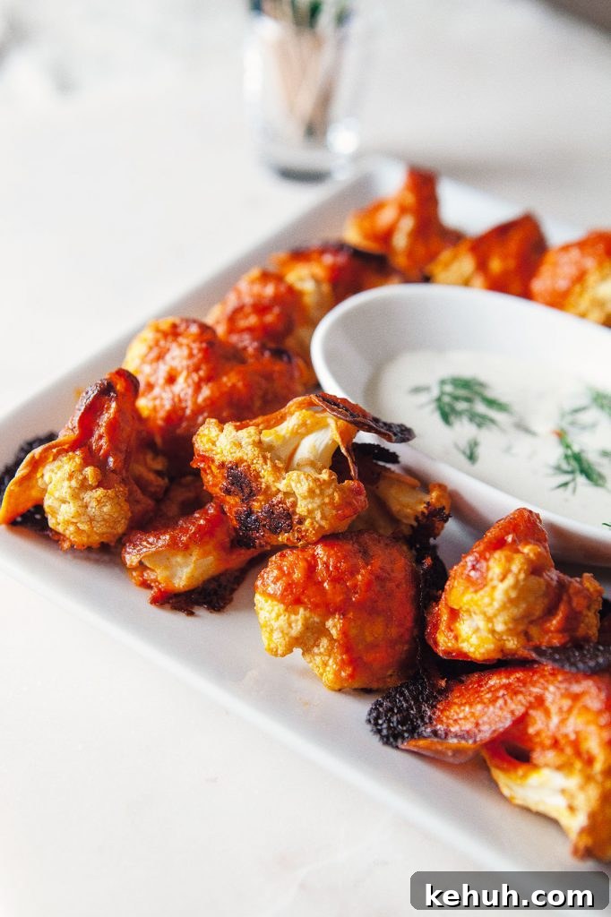 Spicy Cauliflower Buffalo Wings