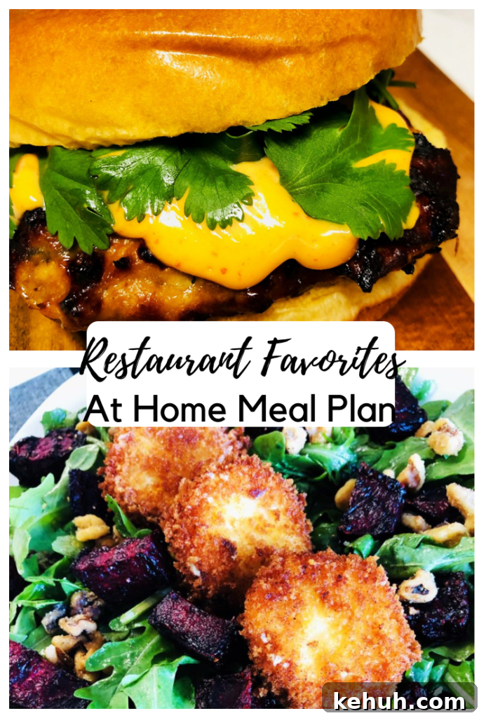 April 5 Weekly Meal Plan: Simple Recipes & Grocery List 7 Restaurant Favorites Weekly Meal Plan