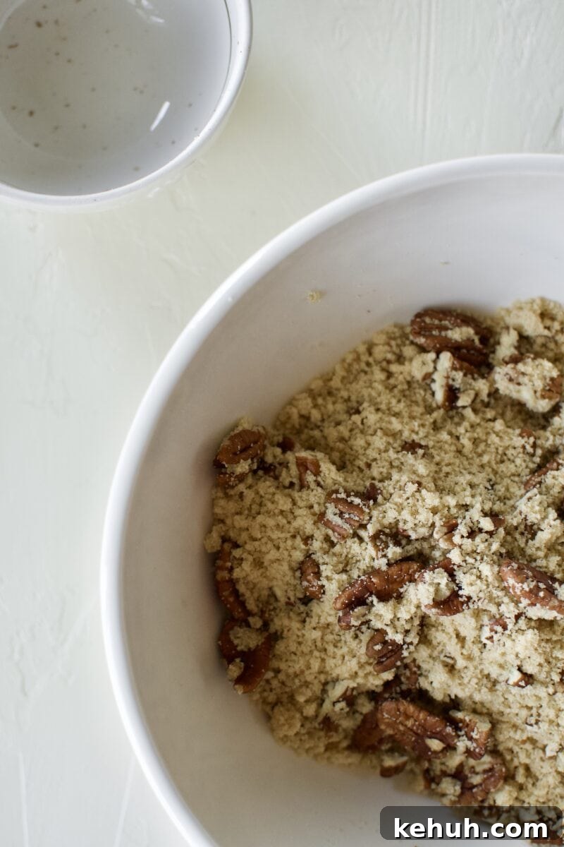 Great-Aunt Sally’s Classic Sweet Potato Soufflé Recipe 10 Step 5, add in the pecan and stir to combine.