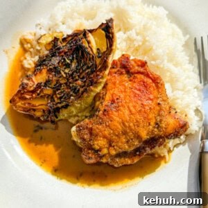 Pan-Roasted Chicken with Caramelized Cabbage | Whole30 Paleo 7 Pan-Roasted Chicken and Cabbage