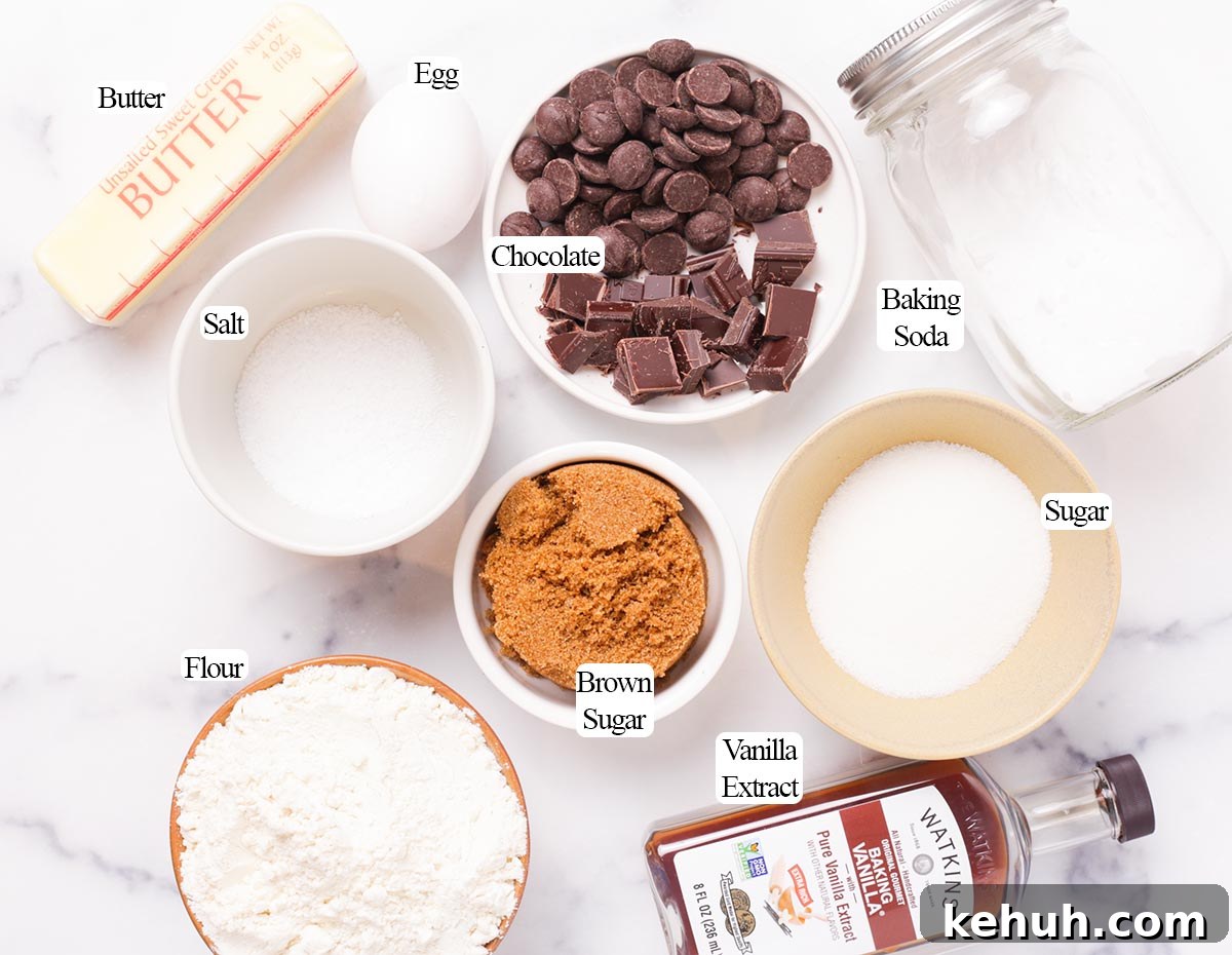 Cookie dough with chocolate chips