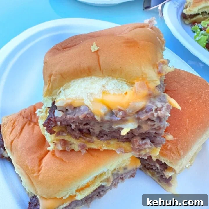 Homemade White Castle Sliders