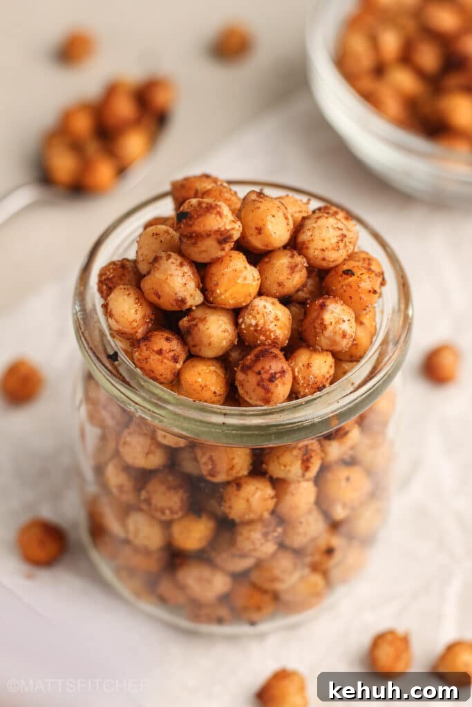 Crispy Roasted Air Fryer Chickpeas Recipe 4 Air Fryer Chickpeas