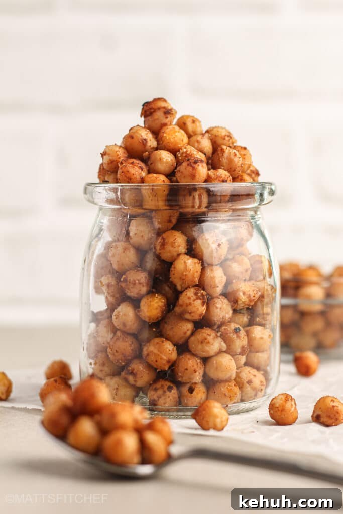 Crispy Roasted Air Fryer Chickpeas Recipe 6 Air Fryer Chickpeas