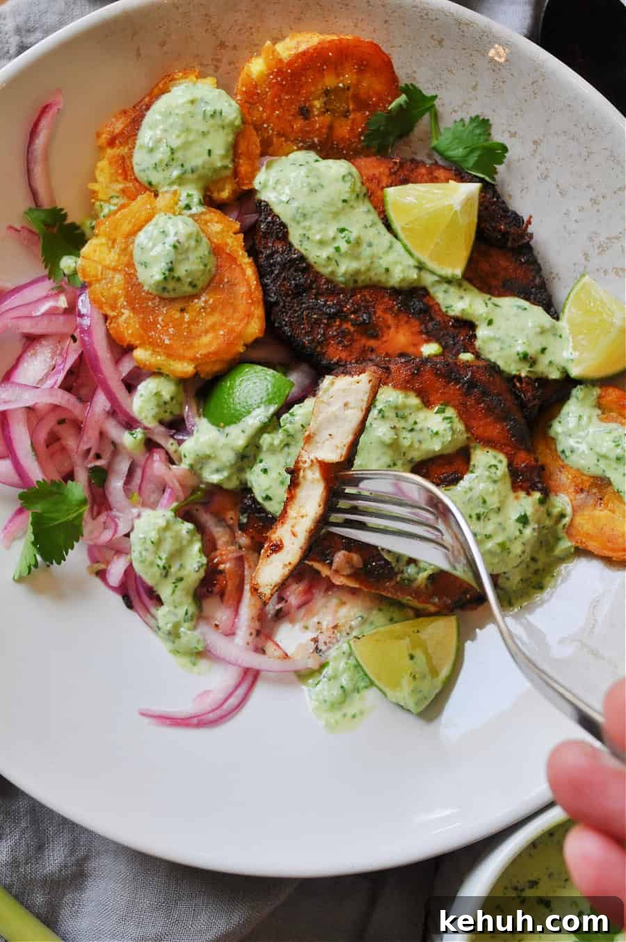 Spicy Tofu with Vibrant Vegan Green Sauce 2 img 21753 2