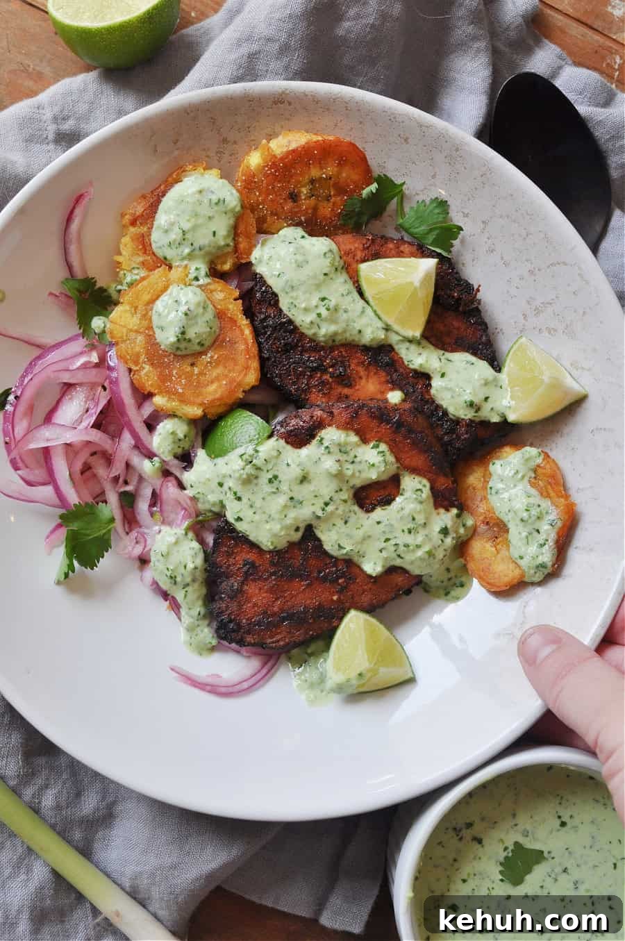 Spicy Tofu with Vibrant Vegan Green Sauce 4 img 21753 4