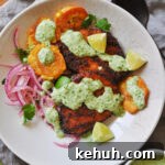 Spicy Tofu with Vibrant Vegan Green Sauce 5 img 21753 5