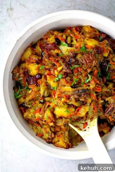 Vegetarian Slow Cooker Stuffing