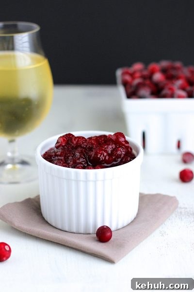 Hard Cider Cranberry Sauce