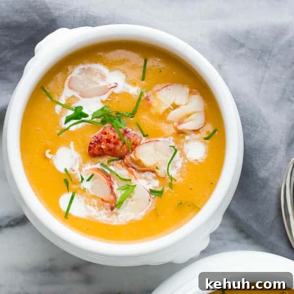 Creamy Lobster Bisque From Scratch