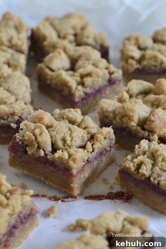 Sunbutter and Jelly Bars Recipe — No-Bake Snack Squares 3 Sunbutter and jelly bars, cut in squares on parchment paper