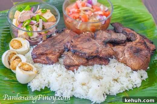 Pinoy Pork Chop Binalot Lunch Combo Recipe and Meal Guide 2 Pinoy Pork Chop Binalot