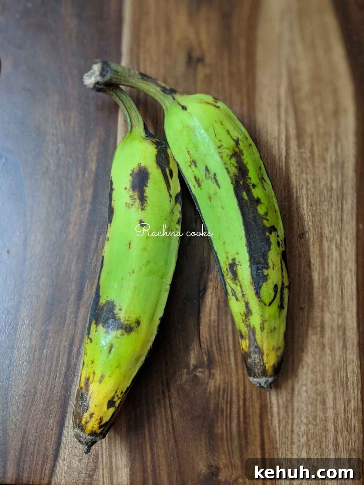 Green bananas
