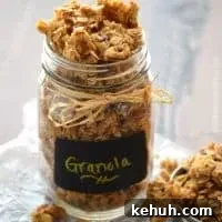 Maple Walnut Granola from What The Fork Food Blog