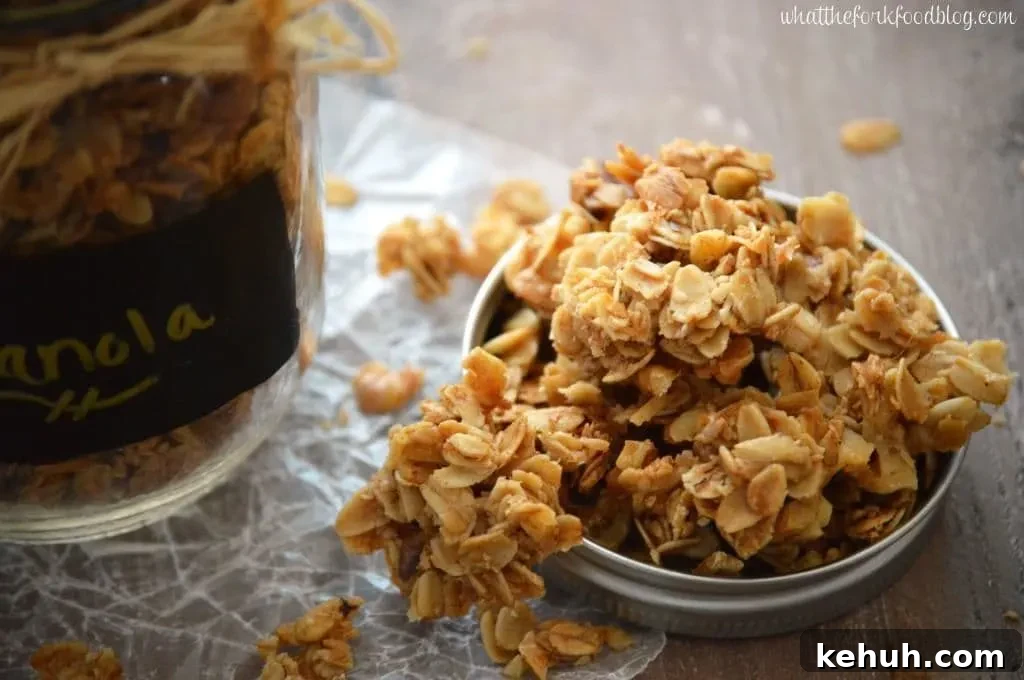 Maple Walnut Granola from What The Fork Food Blog
