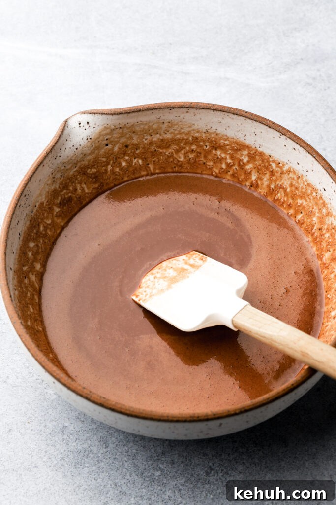 Decadent Chocolate Brownie Pie Recipe for Chocolate Lovers 10 brown butter mixed with chocolate