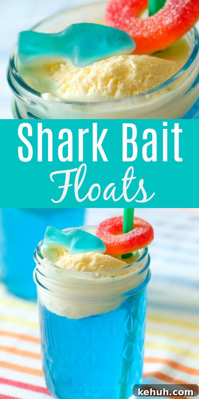 easy float recipe how to make shark bait ice cream floats