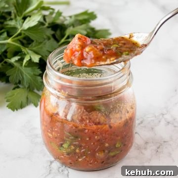 Delicious and rich in flavor, infused with fresh herbs, this easy homemade tomato sauce is made from fresh tomatoes in just 15 minutes.