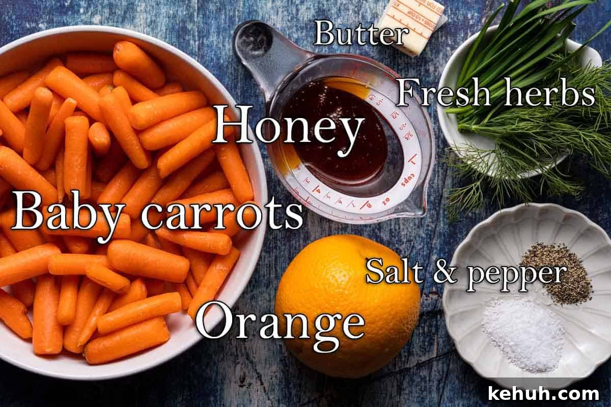 recipe ingredients on blue background