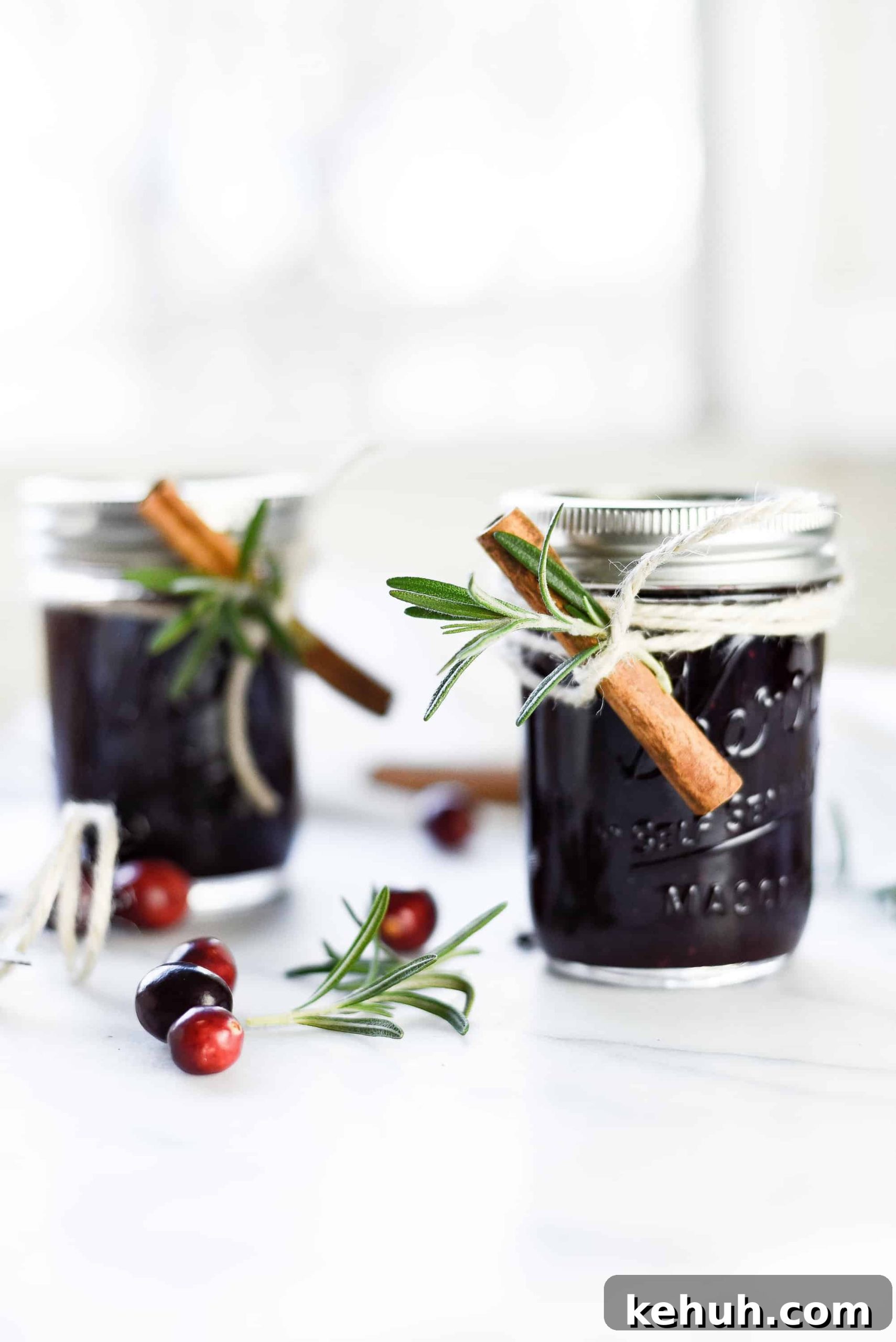 Spiced cranberry jam