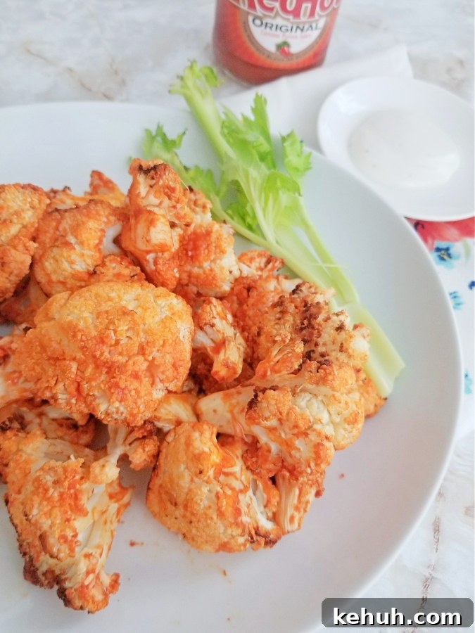 Crispy Air Fryer Buffalo Cauliflower Bites Recipe 2 img 2863 1
