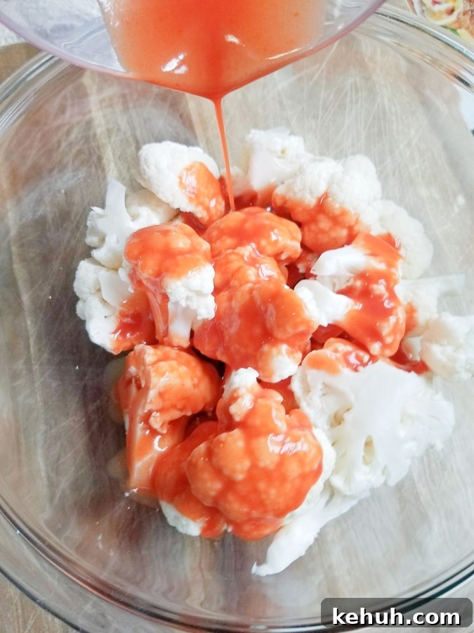 Crispy Air Fryer Buffalo Cauliflower Bites Recipe 4 img 2863 3