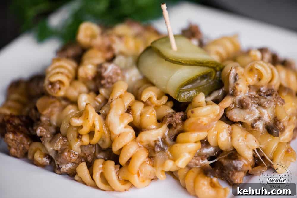 How to make Cheeseburger Casserole