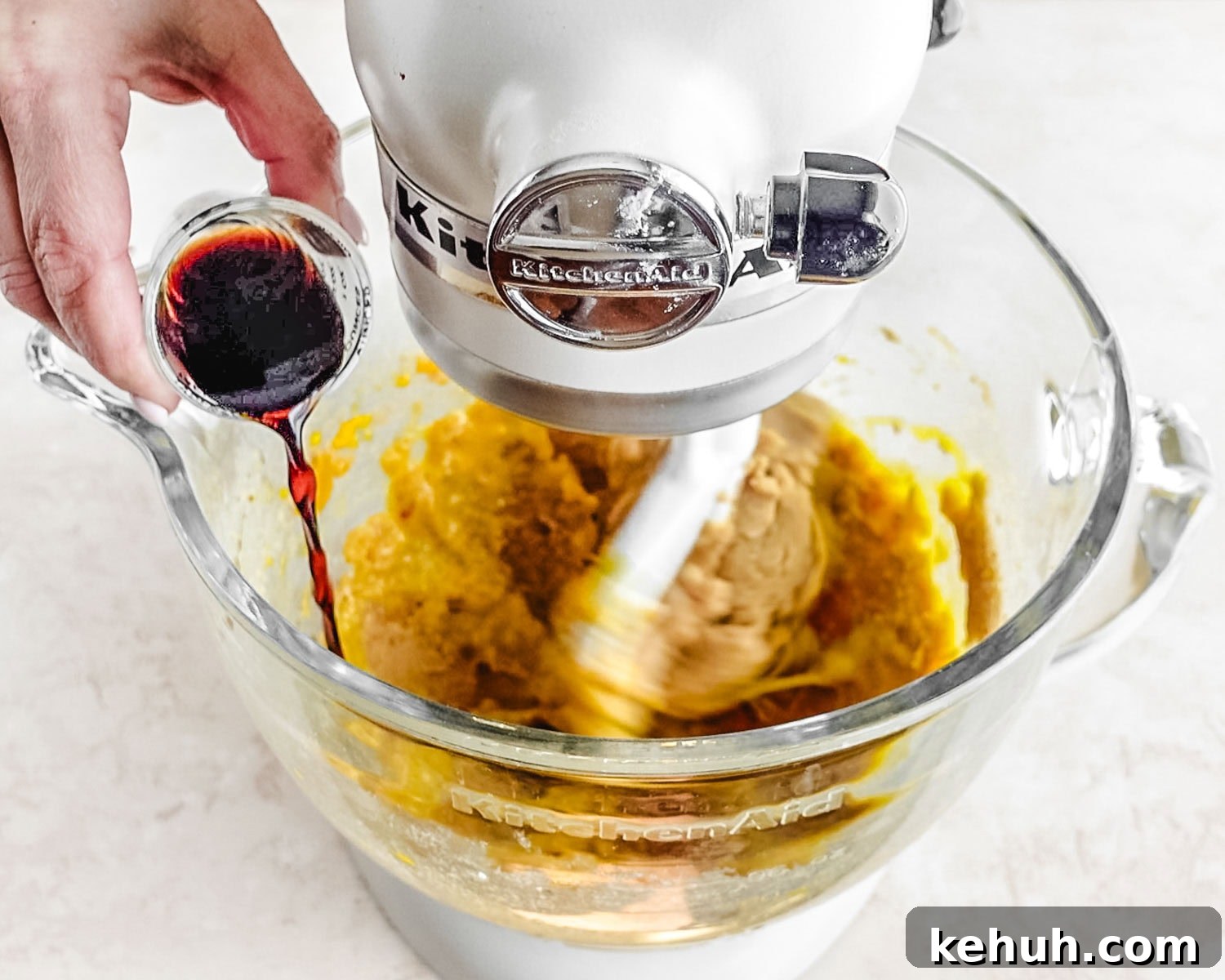 Add in the vanilla extract.