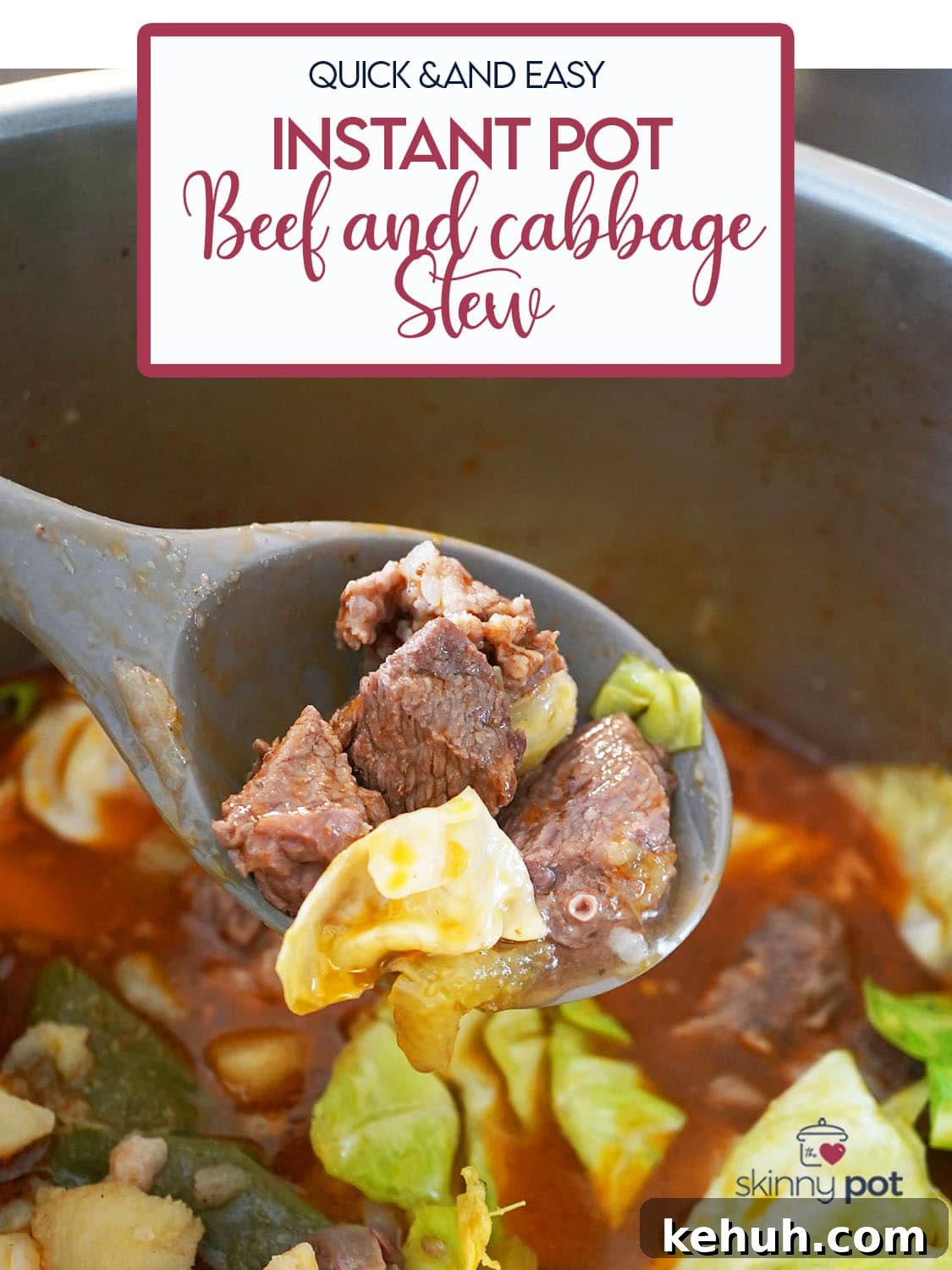 Instant Pot Beef and Cabbage Stew Recipe for Tender Meat 2 Instant Pot Stew