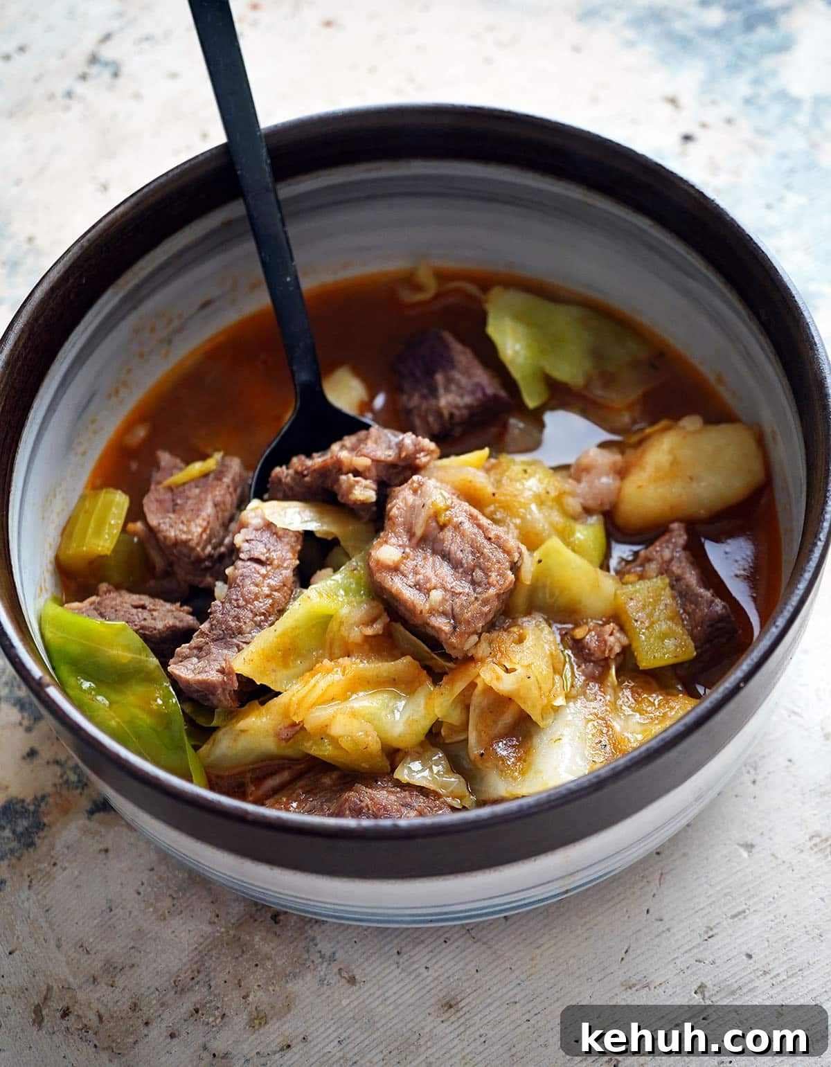 Instant Pot Beef and Cabbage Stew Recipe for Tender Meat 14 Beef Stew