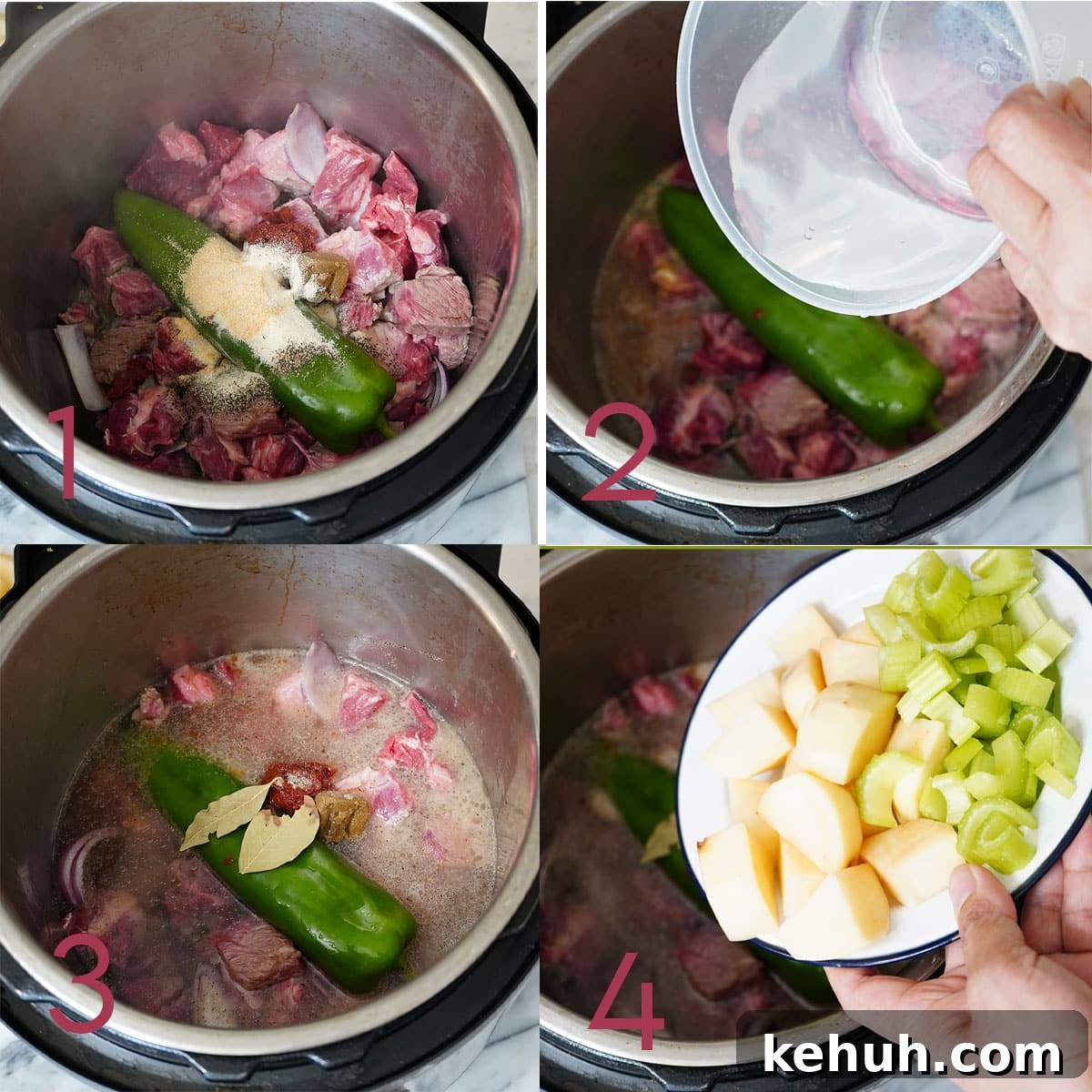 Instant Pot Beef and Cabbage Stew Recipe for Tender Meat 9 How to make Instant Pot Beef and Cabbage stew