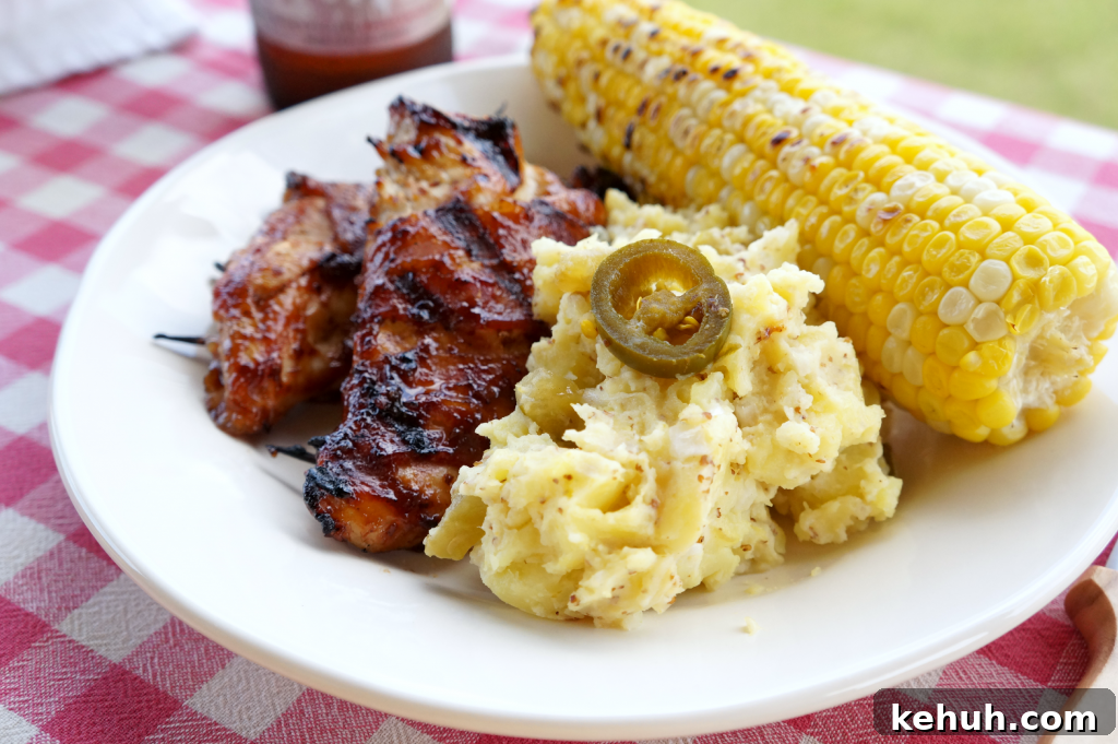 Zesty Jalapeño Potato Salad Recipe for Flavorful BBQs 4 tangy jalapeno potato salad {with Hamptons Lane} | The Baking Fairy