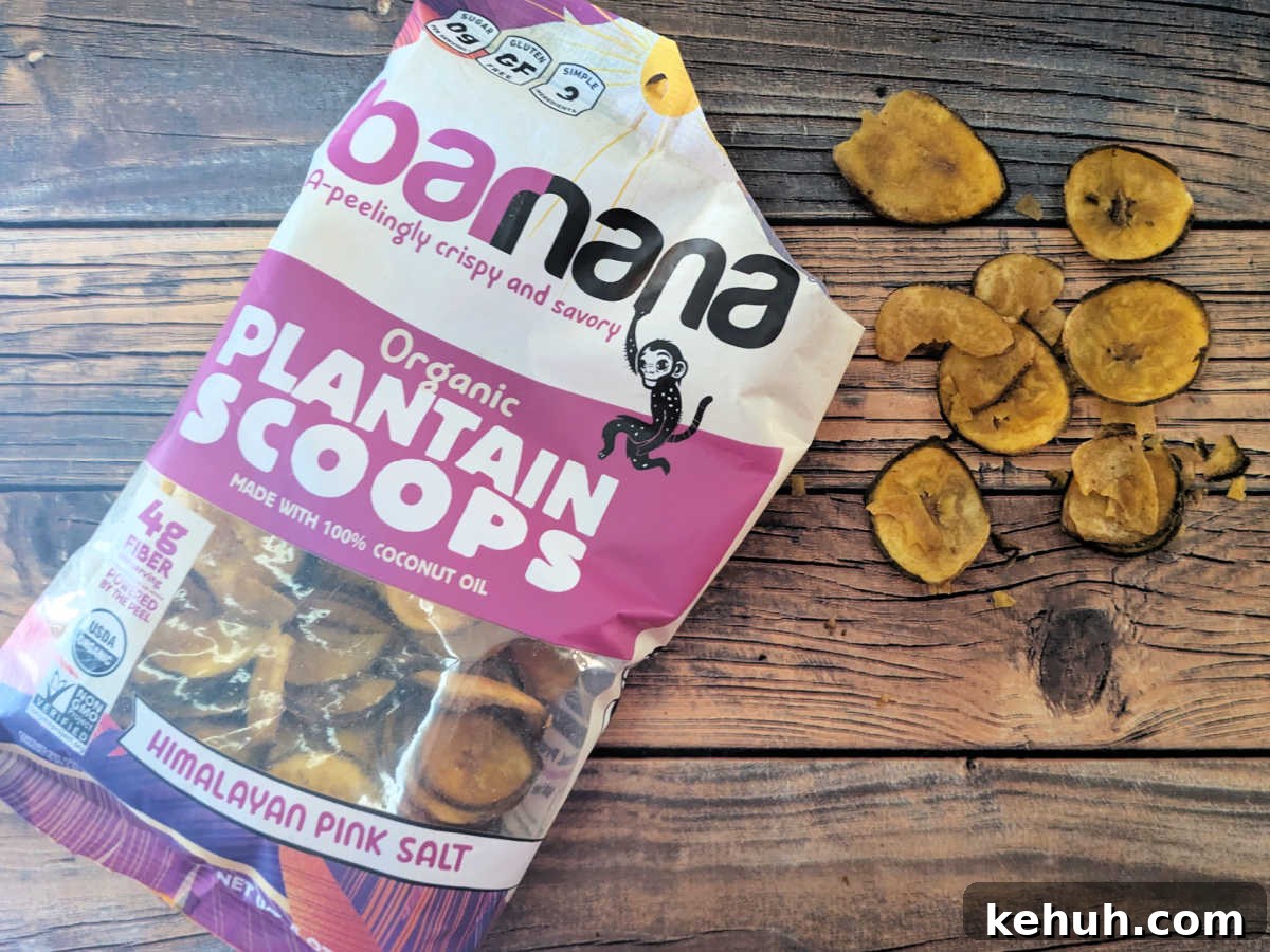 organic barnana plantain scoops