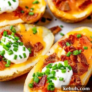 Crispy Air Fryer Potato Skins Filled with Cheesy Bacon 11 img 3300 10