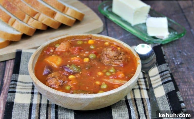 Instant Pot Soup Recipes You’ll Actually Love 15 bowl of meatball and potato soup
