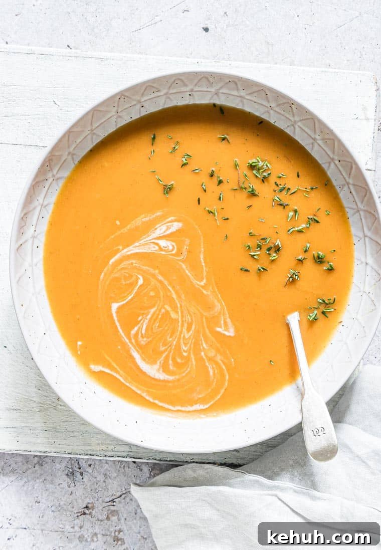 Instant Pot Soup Recipes You’ll Actually Love 29 Jamaican pumpkin soup close up