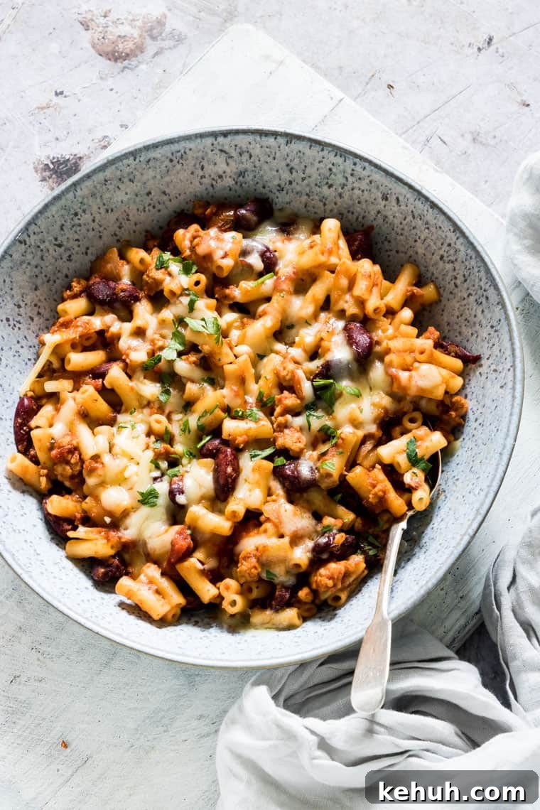 Instant Pot Soup Recipes You’ll Actually Love 34 bowl of chili mac and cheese
