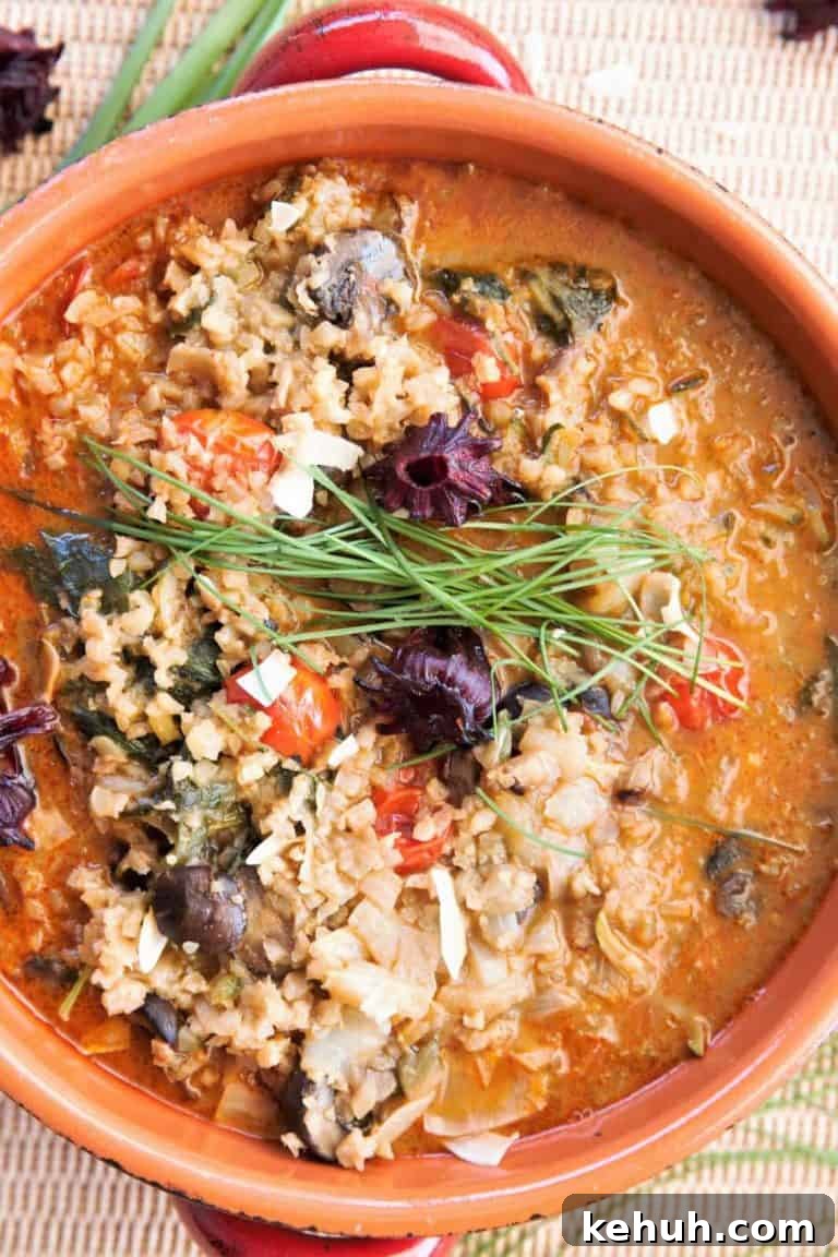 Instant Pot Soup Recipes You’ll Actually Love 42 red curry cauliflower rice soup