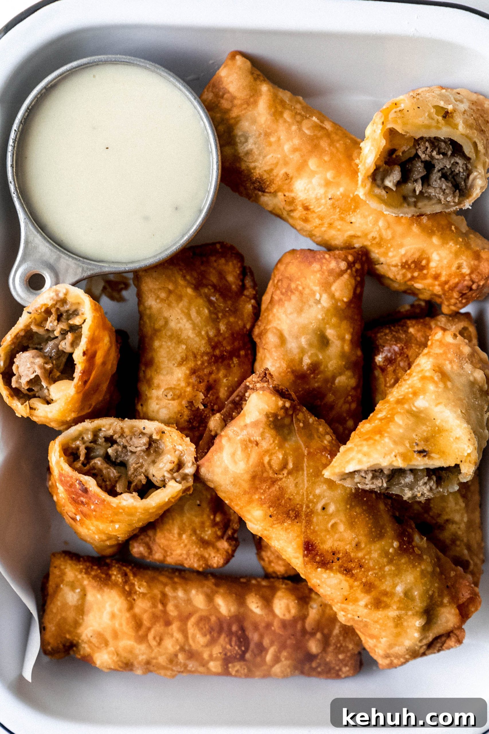 Philly Cheesesteak Egg Rolls Recipe — Crispy Steak & Cheese Rolls 7 img 34958 6 scaled
