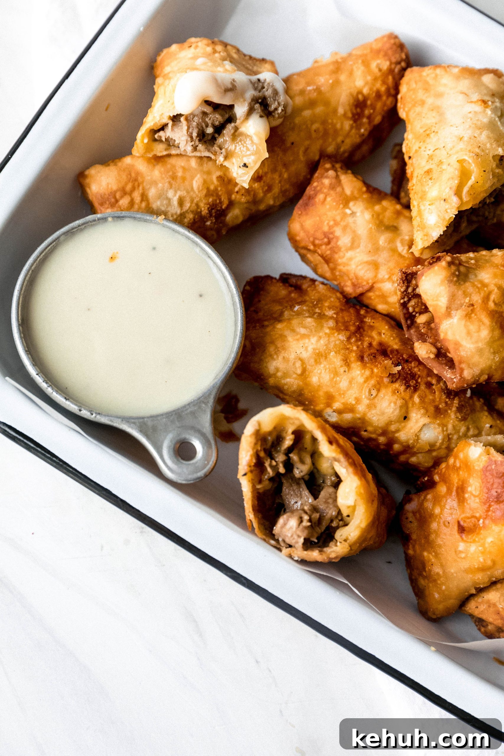 Philly Cheesesteak Egg Rolls Recipe — Crispy Steak & Cheese Rolls 8 img 34958 7 scaled