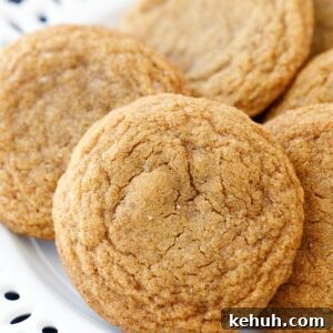 Soft Ginger Molasses Cookies Recipe — Chewy Spiced Cookies 5 Soft Ginger Molasses Cookies Recipe - These melt-in-your-mouth ginger cookies are big, soft and delicious.