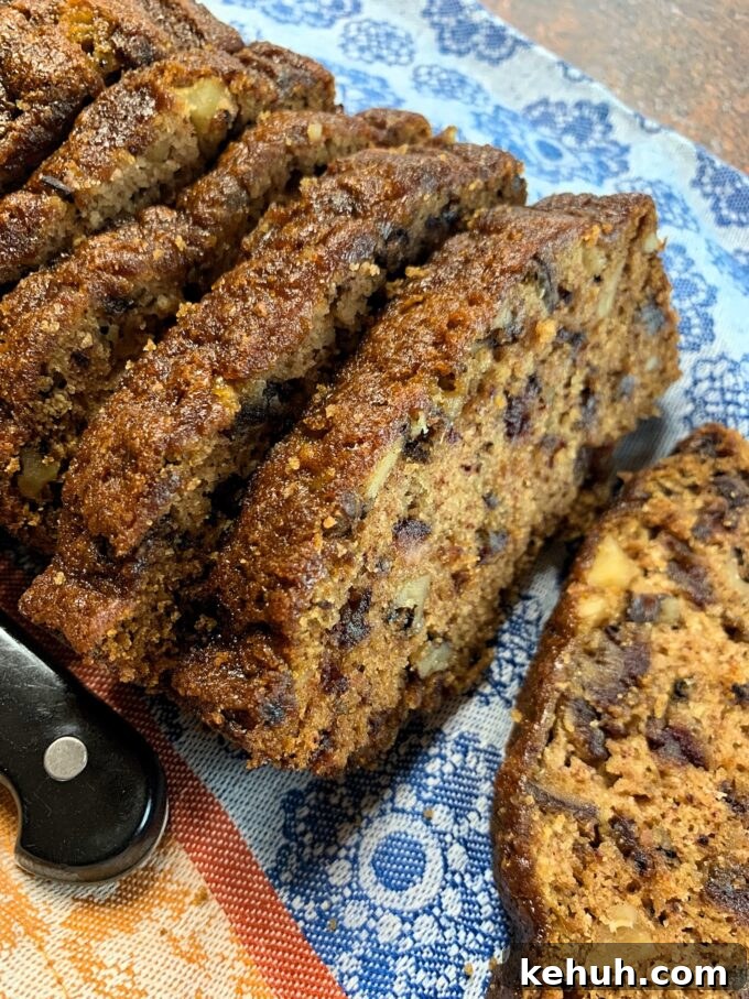 Moist Date-Nut Bread Recipe with Warm Spices 7 Date Nut Bread.