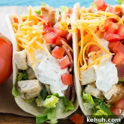 Chicken Ranch Tacos - recipe image