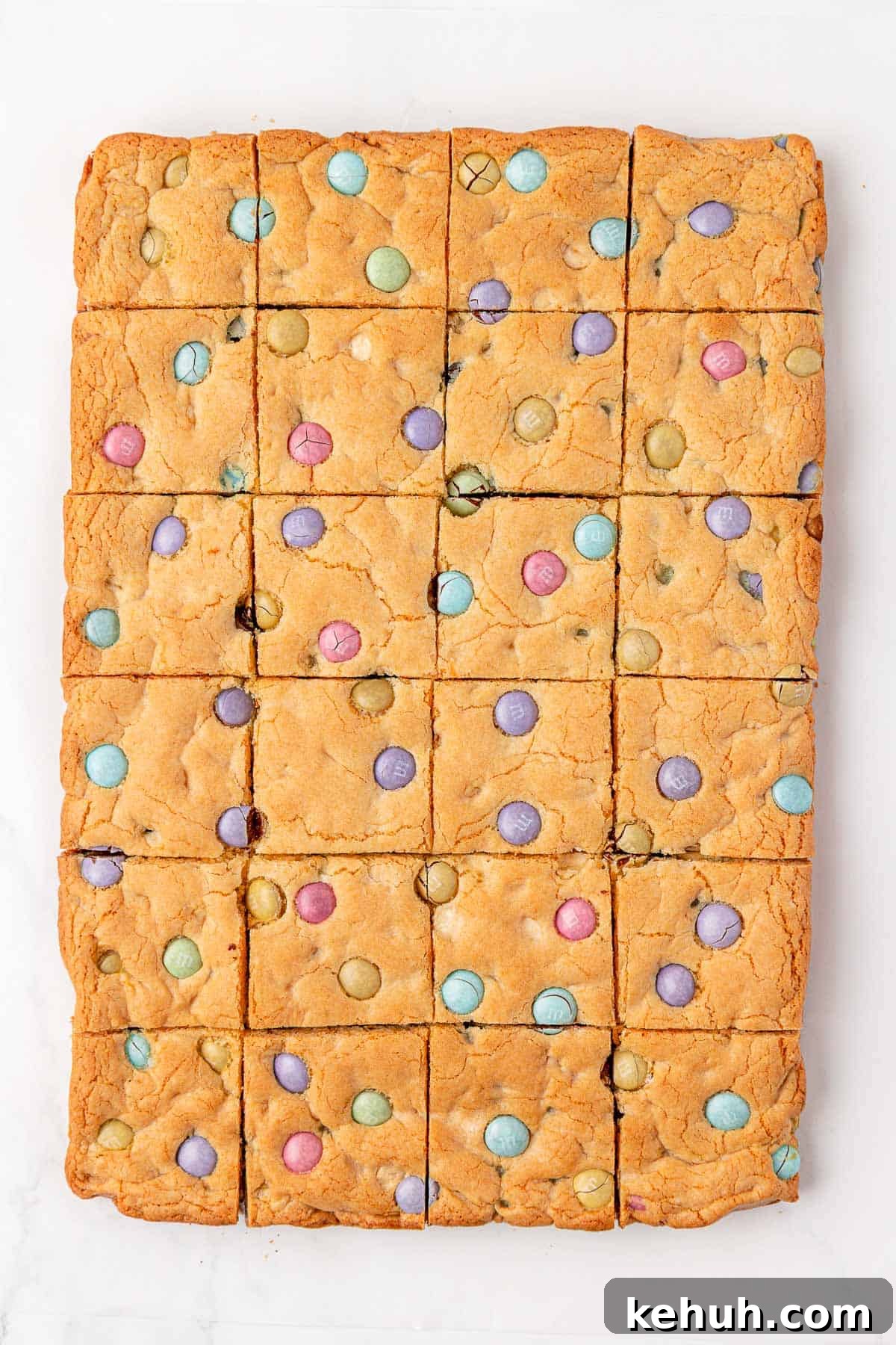 cookie bars cut into pieces