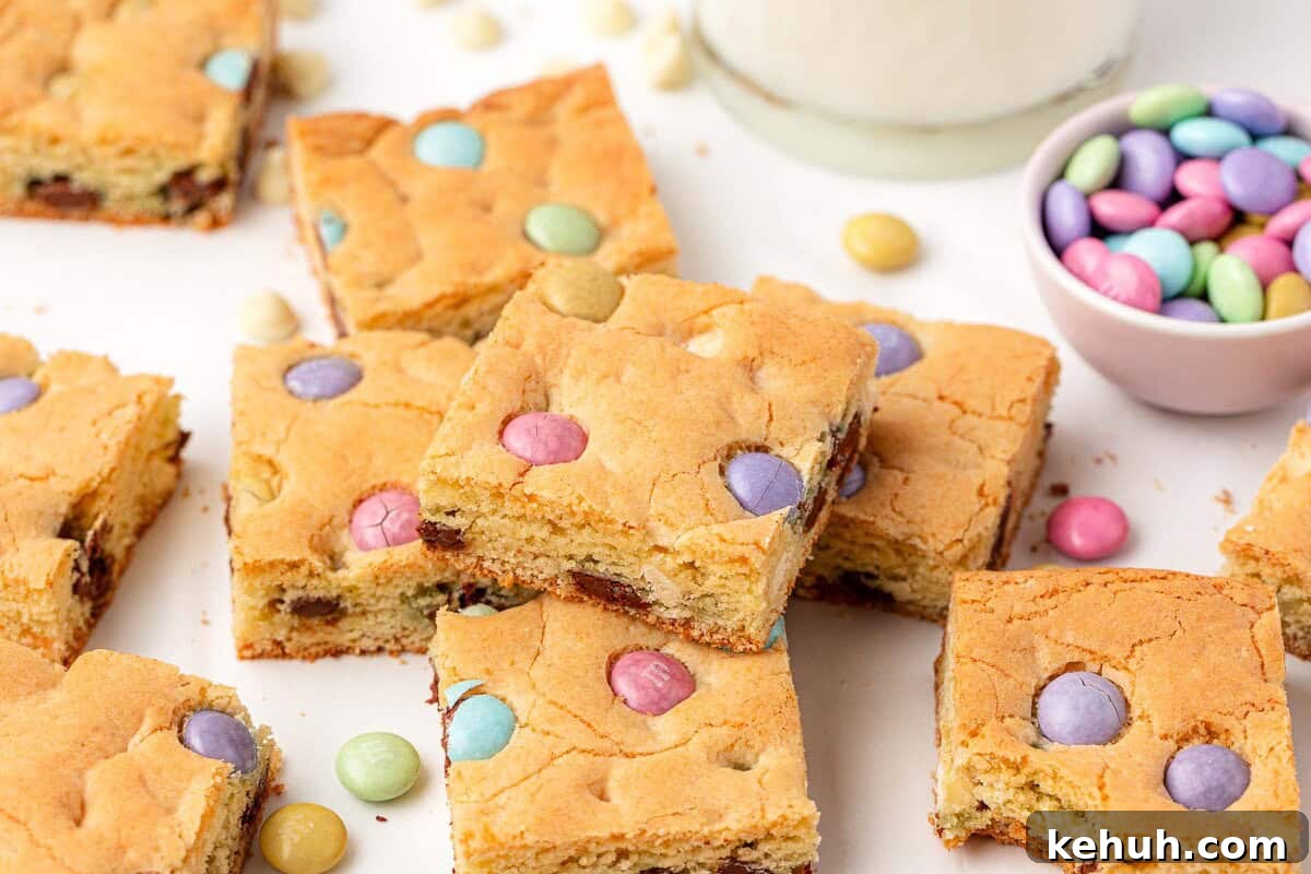 Easter cookie bars