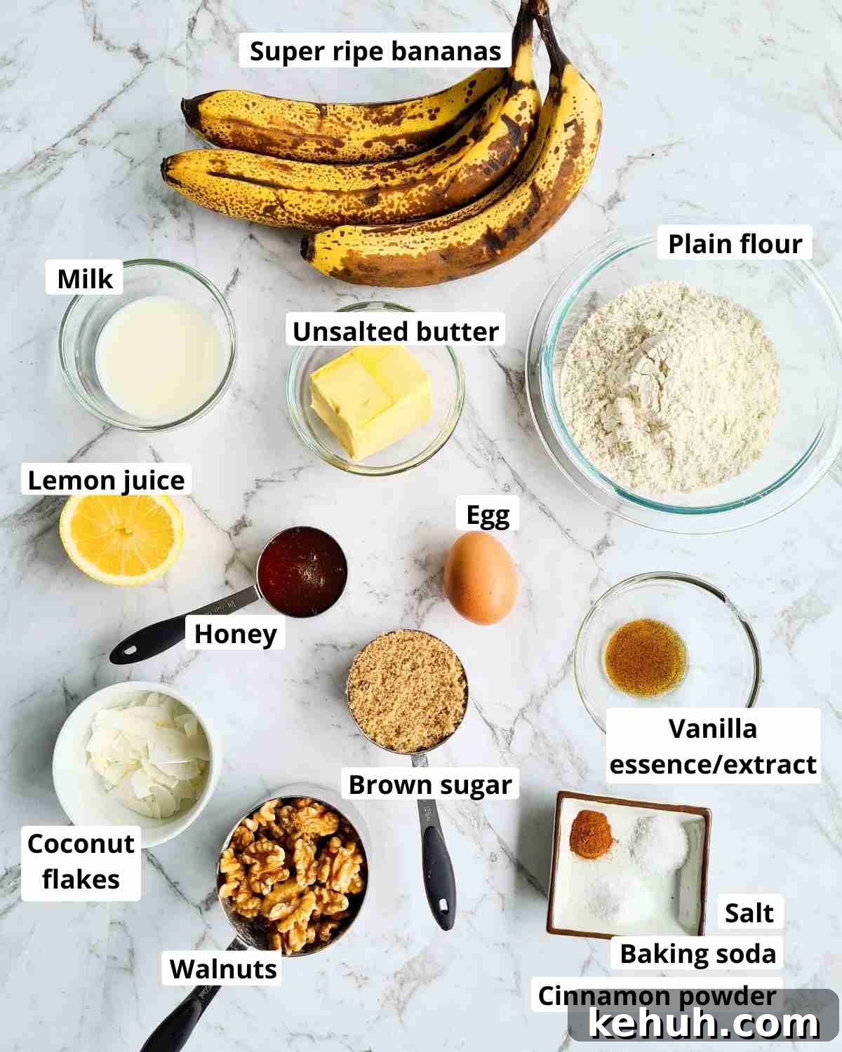 Ingredients, labeled